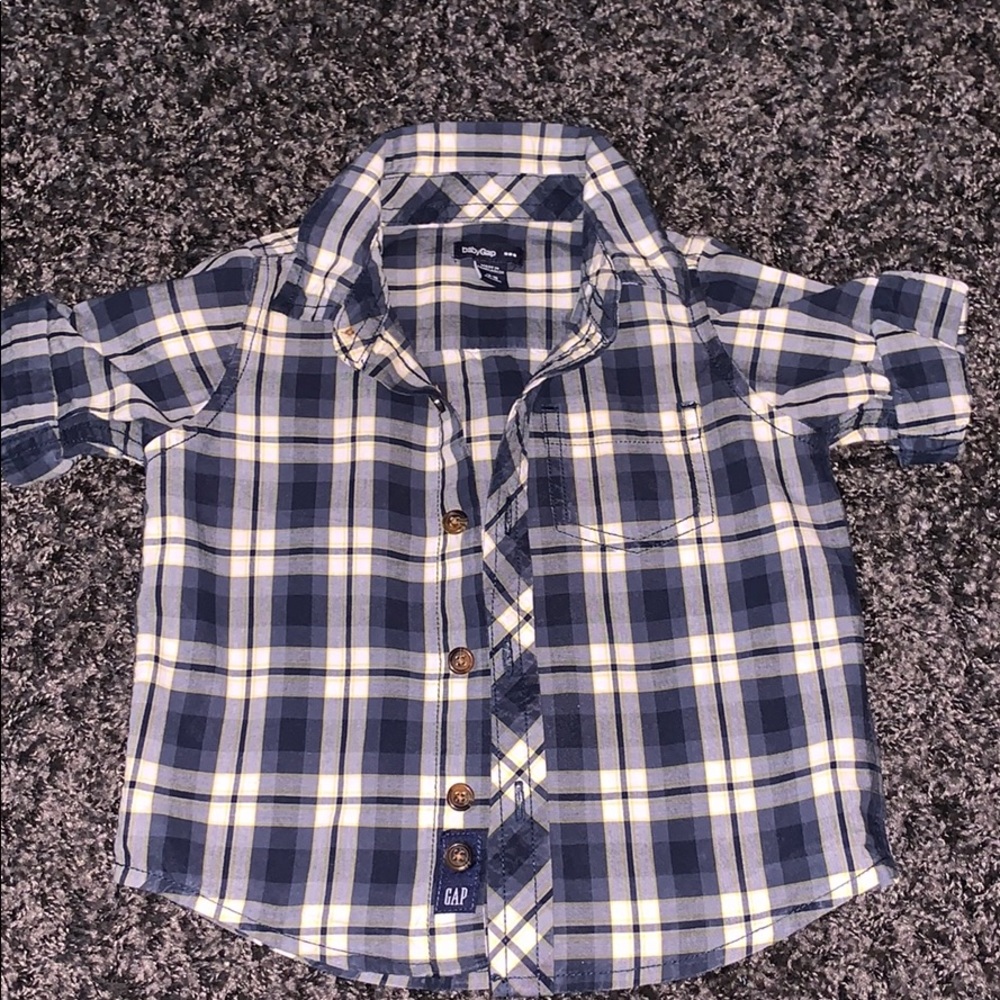 GAP Button up- toddler boy